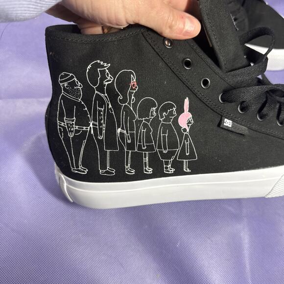 DC SHOES x Bob's Burgers LIMITED Manual Hi - High-Tops Size 12 B2 - Picture 2 of 10